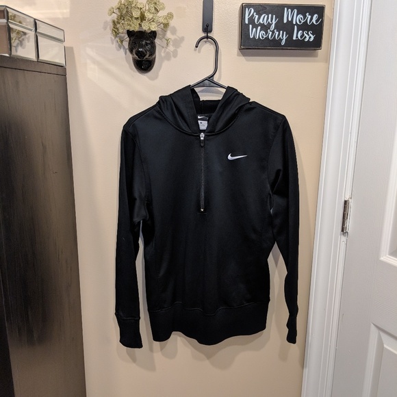 Nike Sweaters - Nike Size Medium Dri-Fit Black Hoodie